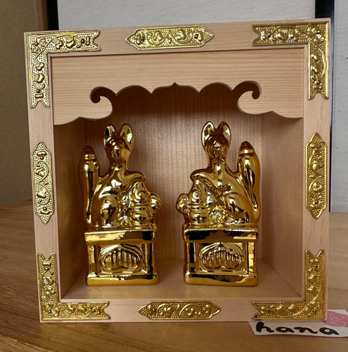 Coppia statuine oro - di,