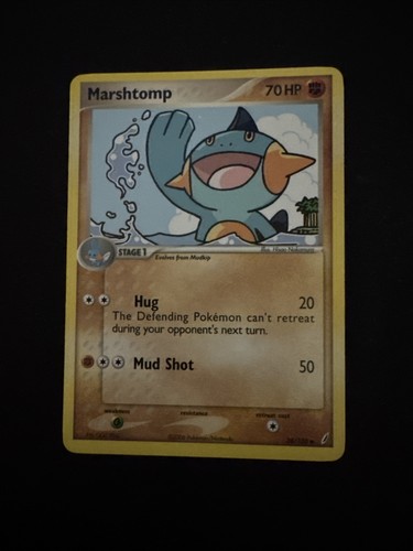 Carta pokemon marshtomp - pokemon,