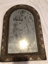 ARTIGIANATO ETNICO VINTAGE VECCHIO SPECCHIO MAROCCHINO 