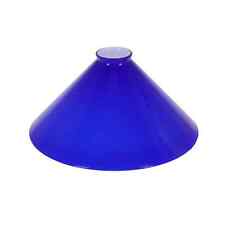 Vetro ricambio Lampada ministeriale americana england opaline blu diametro 25 cm