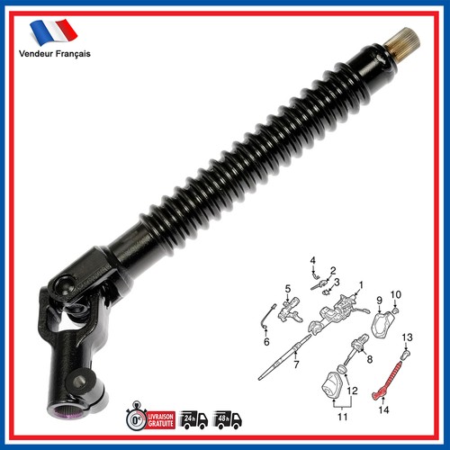 Articulation colonne direction