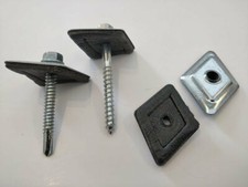 Fissaggi per lamiera ondulata zincata Vite + Rondella a Rombo