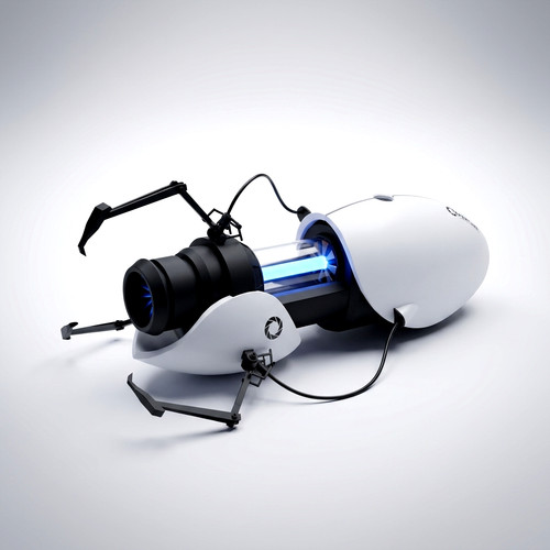Portal gun replica led - portal,