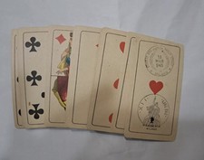 carte gioco antiche Morreale tipo lombarde anno 1945 con astuccio