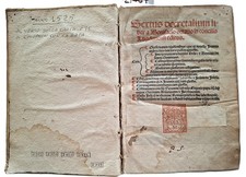 Libro antico Cinquecentina Sextus decretalium liber a Bonifacio octavo 1525