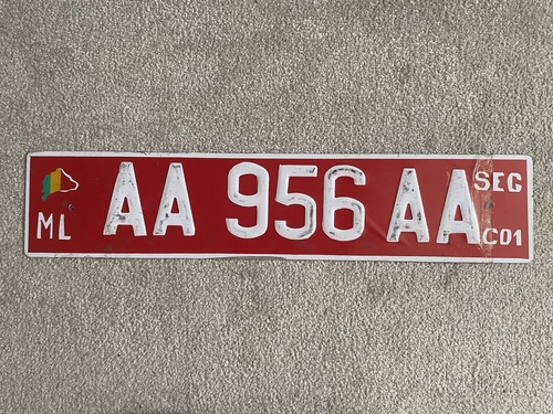 Number license plate mali - number,