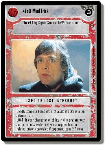 Jedi mind trick raro - 4x,