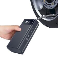 Compressore ad Aria Portatile a Batterie Gonfiatore Pompa Per Auto Moto Bici 