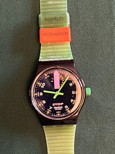 Swatch stop watch - jess, rush