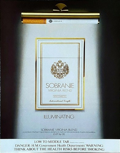 Pubblicità sobranie sigarette - sobranie,