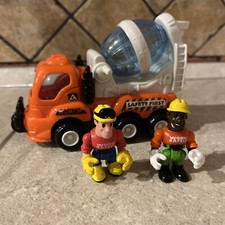 BETONIERA CAMION GIOCO BAMBINI BIMBO con Due action Figure Uomini  Lavoro