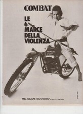 advertising Pubblicità -MOTO MILANI  COMBAT CROSS 50 1973 -MOTOITALIANE  EPOCA