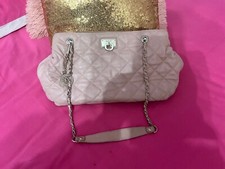 Borsa donna in pelle rosa DKNY