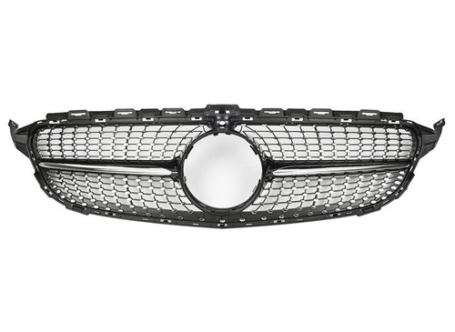 Calandre diamant noire - diamant,