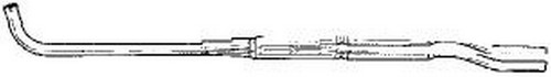 Tubo gas scarico per - 64, cv