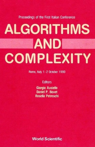 Algorithms and complexity - algorithms,