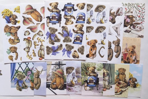 Orsacchiotto decoupage carte - orsacchiotto, e