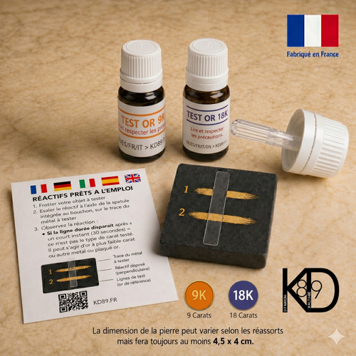 Test oro gioielli - test, 18k