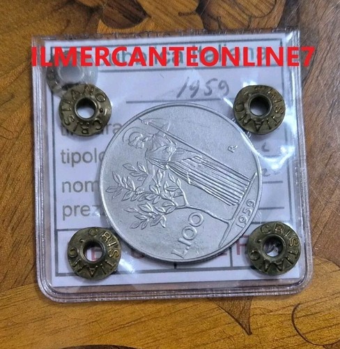 100 lire 1959 periziate - lire,