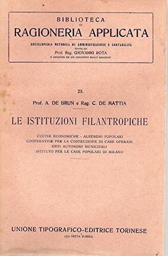 Istituzioni filantropiche - le,