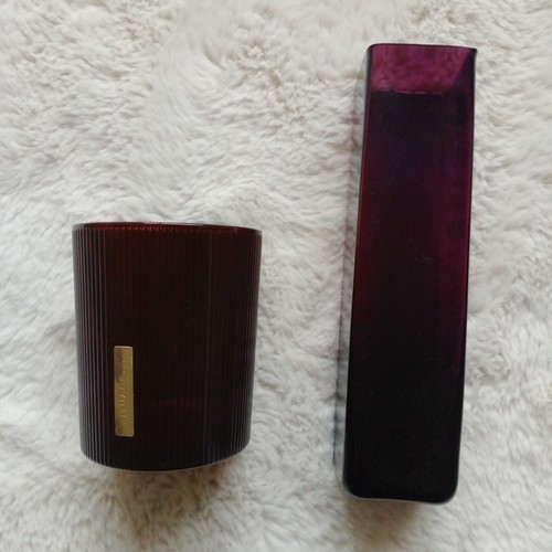 Vaso quadrato rotondo viola