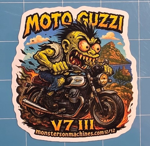 Moto guzzi iii 9x9cm - guzzi,