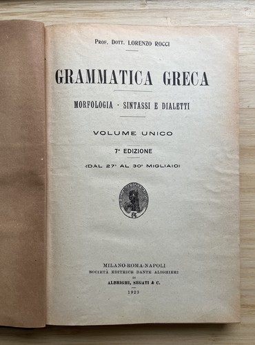 Grammatica greca morfologia - grammatica,