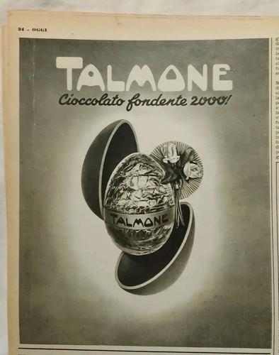 Pubblicita talmone cioccolato - talmone,