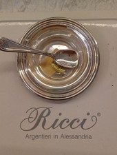 Saliera Argento 800 Ricci