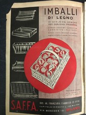 Pubblicità d'epoca 1936