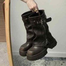 Stivali biker cintura - , fibbia