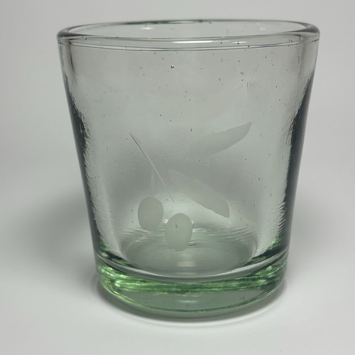 Bicchiere artigianale soffiato