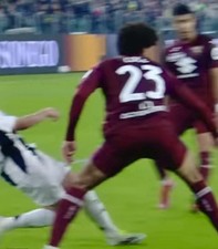 MAGLIA Calcio Juventus-TORINO FC Etichetta Match Day SHIRT MAILLOT FOOTBALL Rara