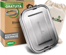 Lunch Box Acciaio Inox con 3