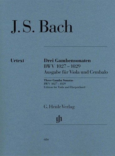 Bach sonatas for viola - for, da