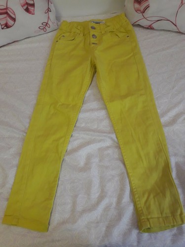 Pantalone bambina giallo