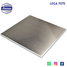 Lamiera Lastra Alluminio 7075 Ergal Spessore mm 3-4-5-6-8-10 Diverse Dimensioni
