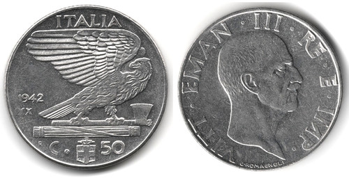 Italia centesimi 1942 - centesimi,,