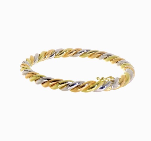 Bracciale spirale cava alta - bracciale,