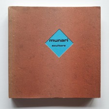 ARTE BRUNO MUNARI SCULTORE MORRA NAPOLI LIBRO ILLEGGIBILE 1990