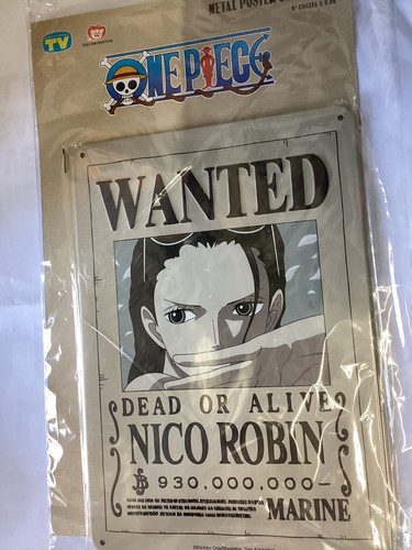 Metal poster one piece targa - one,