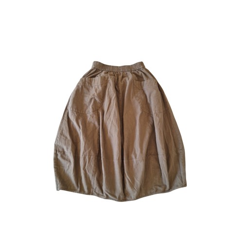 Gonna midi palloncino - , marrone
