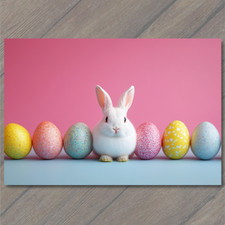 Art Print Baby Bunny Pastel