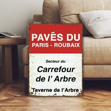 Insegna Ciclismo Corsa Parigi - Roubaix Stile Vintage