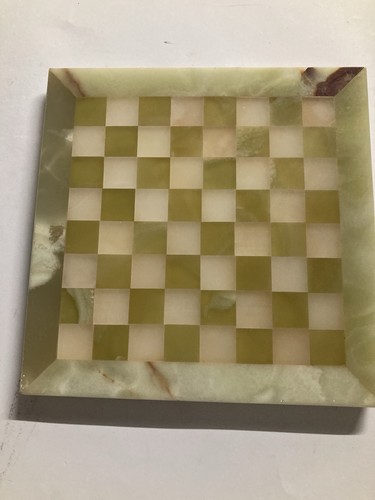 Scacchiera marmo verde - in,