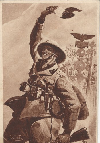 Cartolina colonie battaglioni - cartolina,