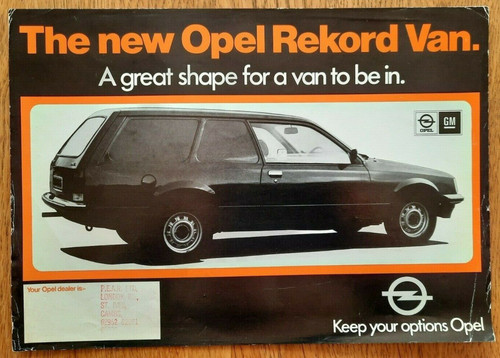 Brochure vendita opel - brochure,