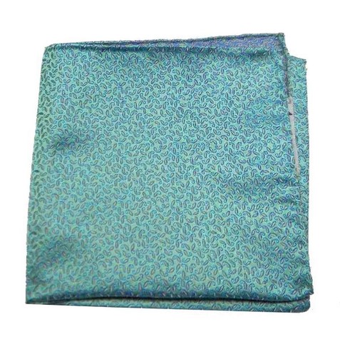 Pochette seta uomo - seta, verde