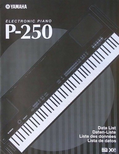 Yamaha 250 tastiera - yamaha, p-250