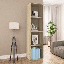 vidaXL Libreria/Mobile TV Rovere Sonoma 36x30x143 cm Legno Multistrato